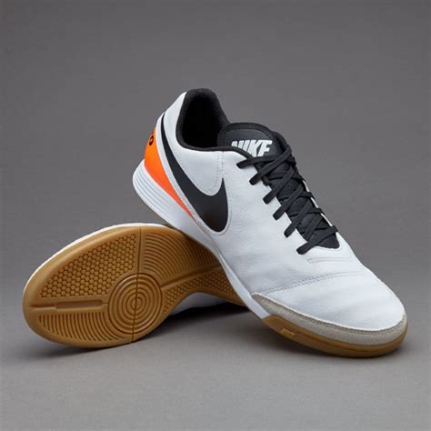 Nike Tiempo Genio II Leather IC Men's White/Black